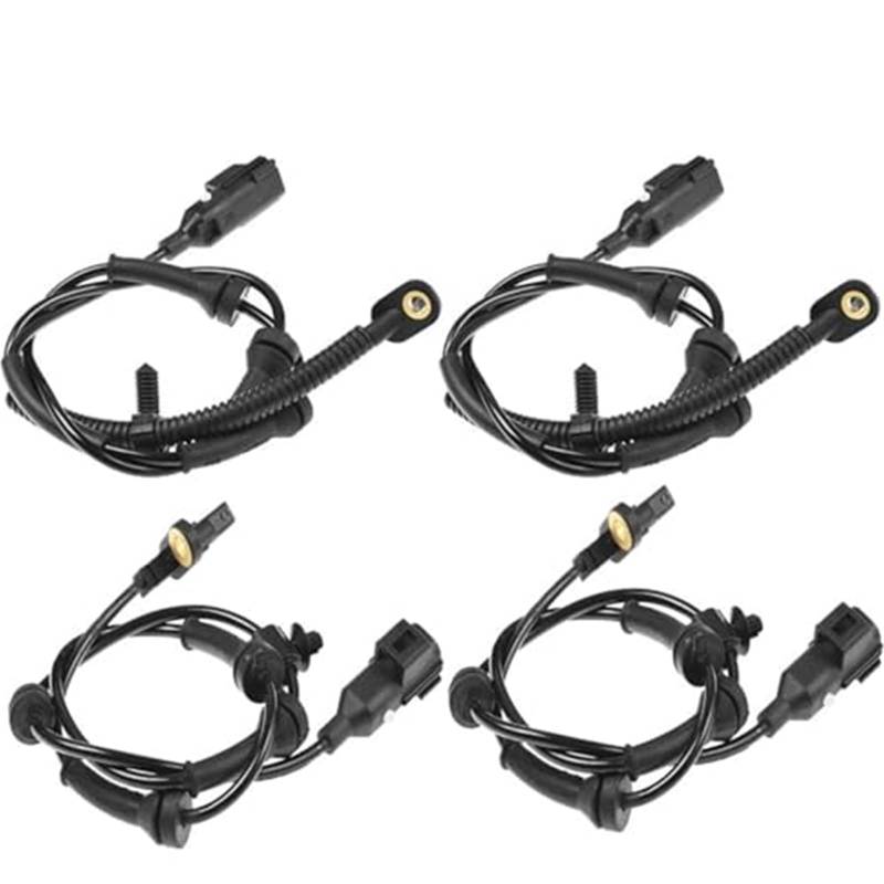 Vuzmode Front Left Right Rear ABS Wheel Speed Sensor, for Land Rover, for Range Rover, for Freelander 2 LR001056 LR001057 Austausch des Radgeschwindigkeitssensors(Black 4PCS) von Vuzmode