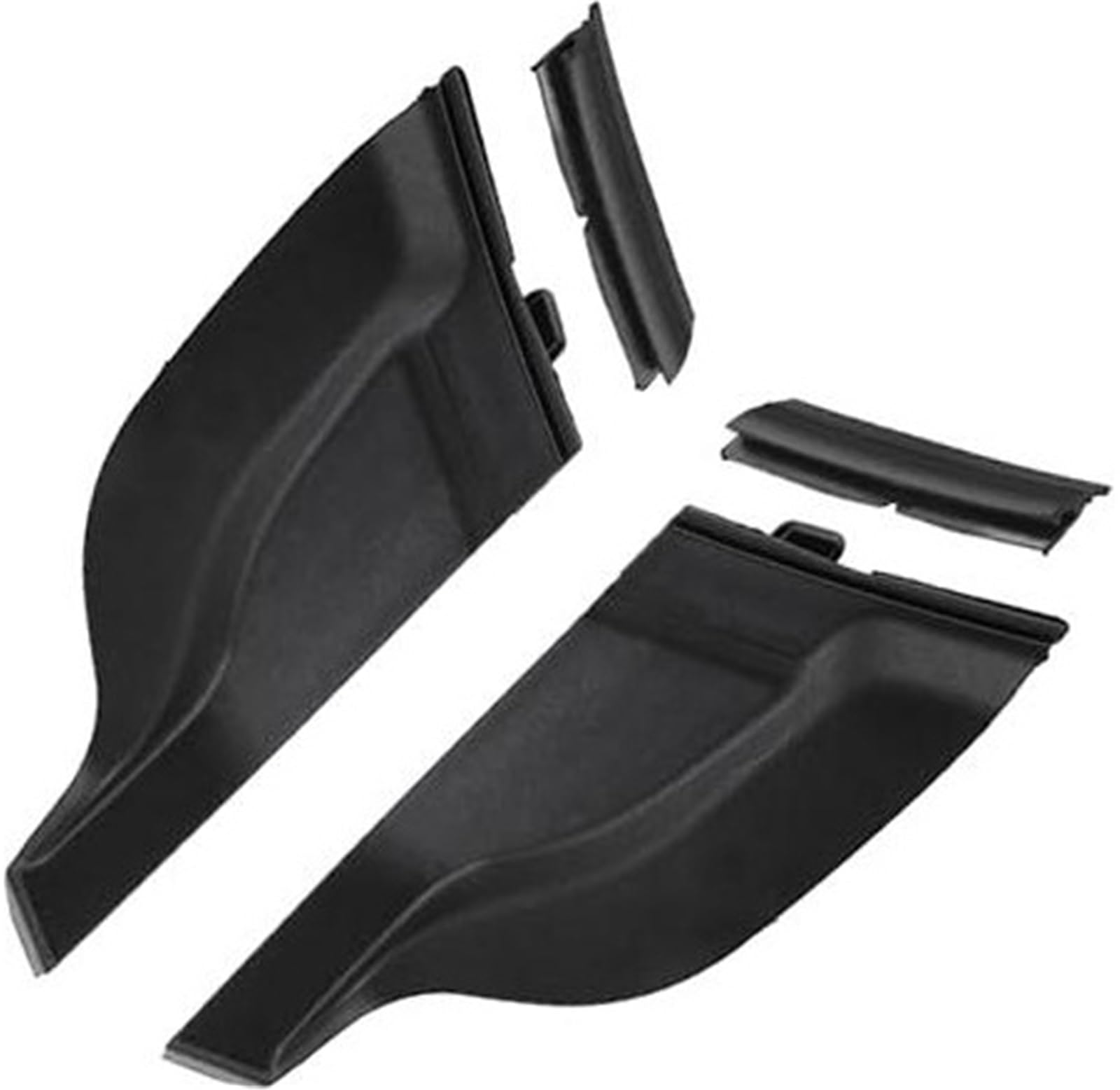 Vuzmode Frontscheibenwischerverkleidung, Verlängerungsverkleidung, Wischerverkleidung, ABS-Panel, for Toyota, for Prius 2010–2015, Nr. 5508347020/5508447020 – 2 Stück Scheibenwischerarmabdeckung von Vuzmode