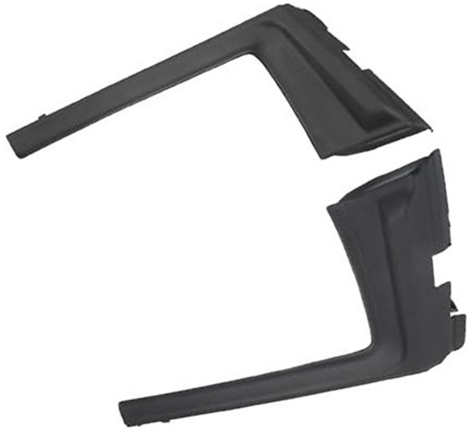 Vuzmode Frontscheibenwischerverkleidung, Verlängerungsverkleidung, Wischerverkleidung, Gummiplatte, for Toyota, Yaris 2012–2014, Nr. 53866–52090/53867–52090 – 2 Stück Scheibenwischerarmabdeckung von Vuzmode