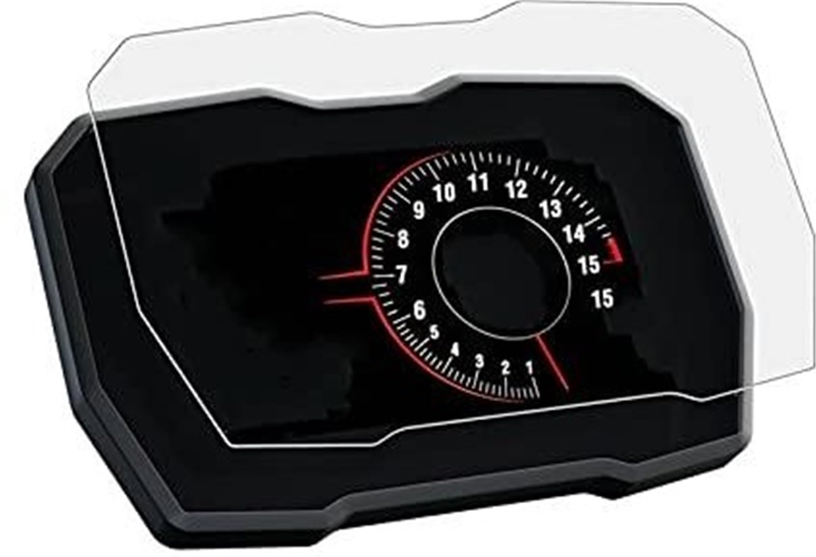 Vuzmode Instrumenten-Displayschutz, for MULTISTRADA V4 V4S, for Sport V4 S 2020 2021, Motorrad-Armaturenbrett-Schutzfolie, Kratzfest Zubehör Cluster-Kratzschutzfolie(Black V4 1 Pcs) von Vuzmode