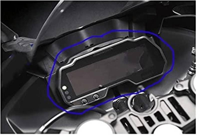 Vuzmode Instrumenten-Displayschutzfolie, for YZF-R125 MT-125 MT125 2020, Motorrad-Armaturenbrett-Schutzfolie, Motorrad-Kilometerzähler-Membran Zubehör Cluster-Kratzschutzfolie(Black 2 Sets) von Vuzmode