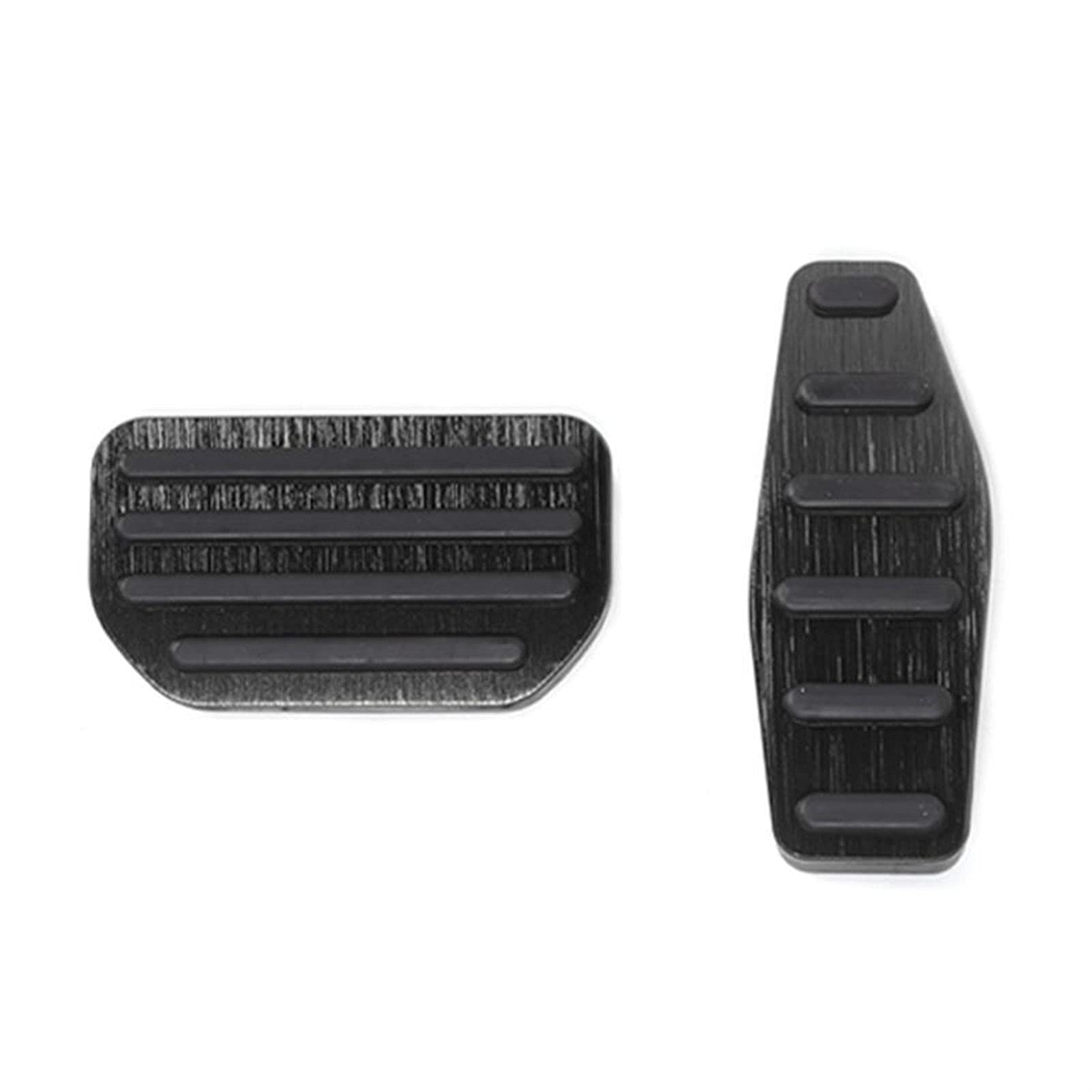 Vuzmode Linke Fußstütze Pedale Auto Bremspedal Abdeckung Jimny, for Suzuki, Jimny 2010-2022 Zubehör Kofferraumseitiges Aufbewahrungsbrett(2pcs Automatic Black) von Vuzmode