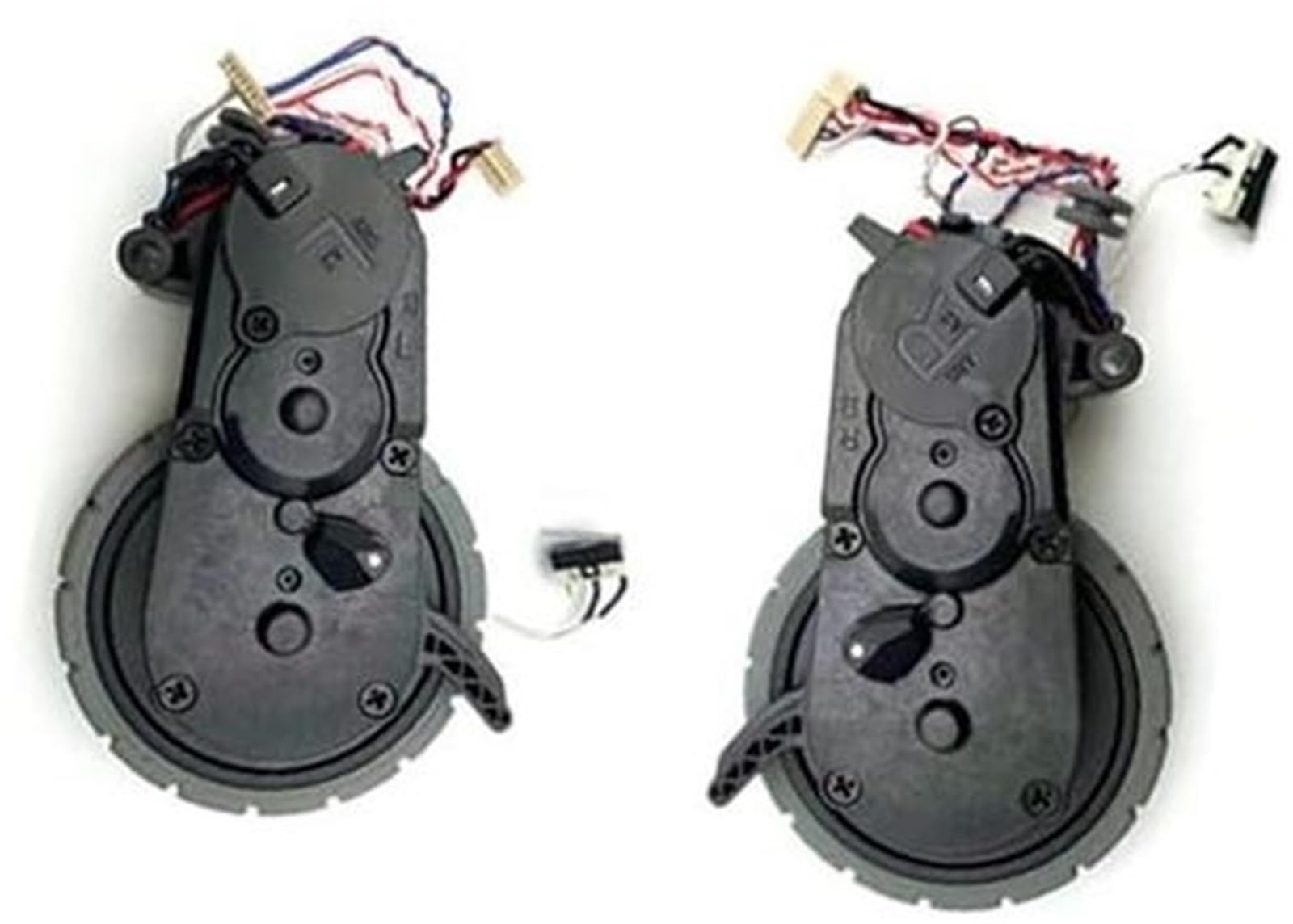 Vuzmode Links, for Rechts Räder, Kompatibel, for Ecovacs, for Deebot OZMO 950 920 T5 T8 T9 N8 Pro, staubsauger Ersatzteile Roboterstaubsauger-Radmodul(Black Left Right Wheel) von Vuzmode