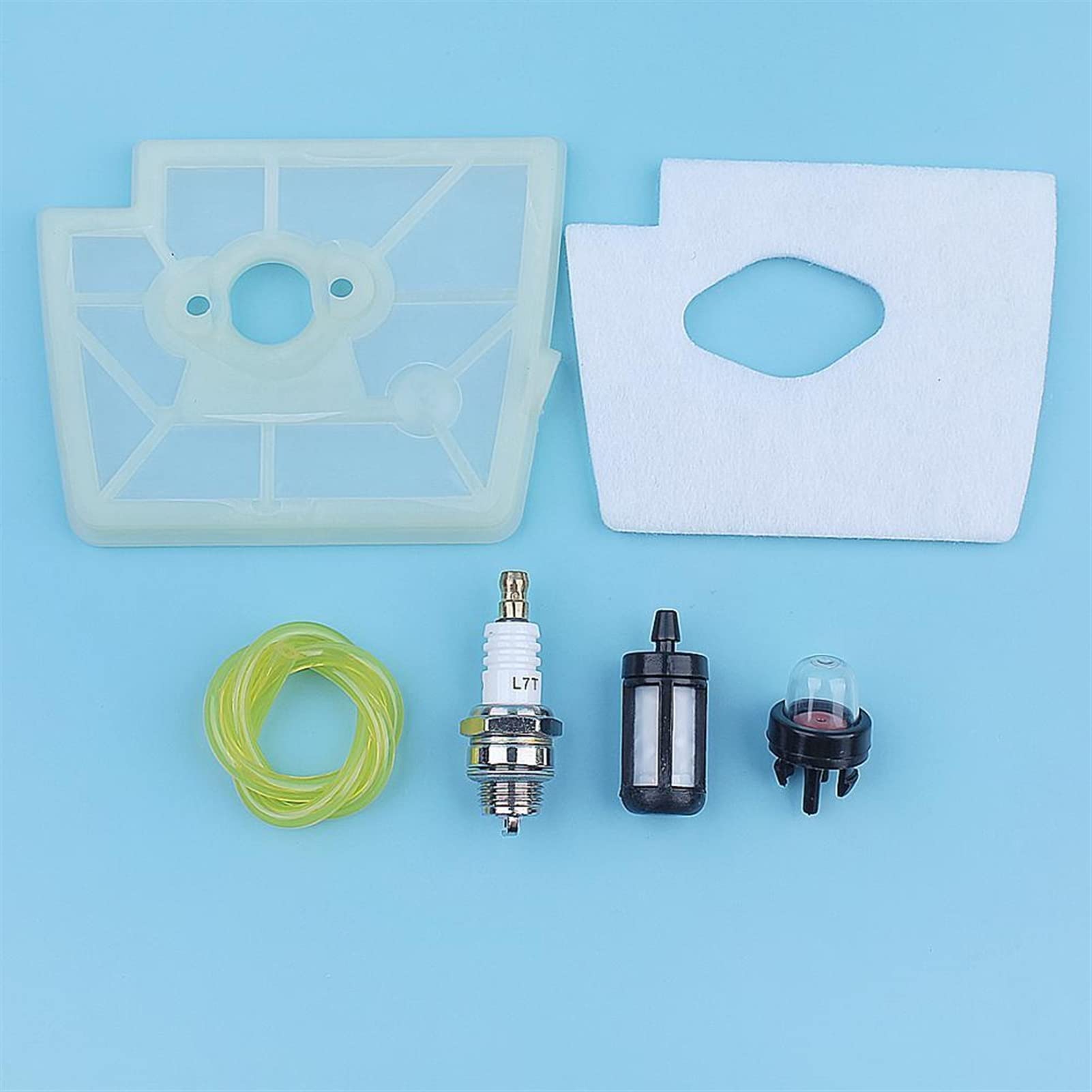 Vuzmode Luft-Kraftstofffilter-Reiniger-Service-Kit FS160 FS180 FS220 FS220K FR220 FS290 Freischneider-Trimmer-Unkrautfresser-Ersatzteile Luftfilter für Rasenmäher von Vuzmode