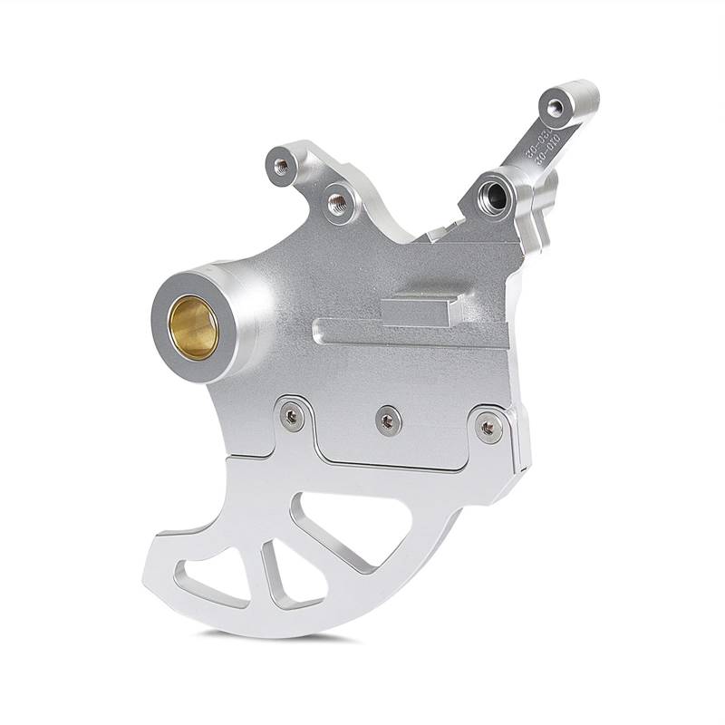 Vuzmode Motorrad-Bremsscheibenschutz hinten, for Yamaha, for YZ YZF WR WRF 125 250 450 250F 450F 250FX 450FX 250X YZ250F YZ450F WR250F 2016-2020 Bremsscheibenschutz(Silver) von Vuzmode