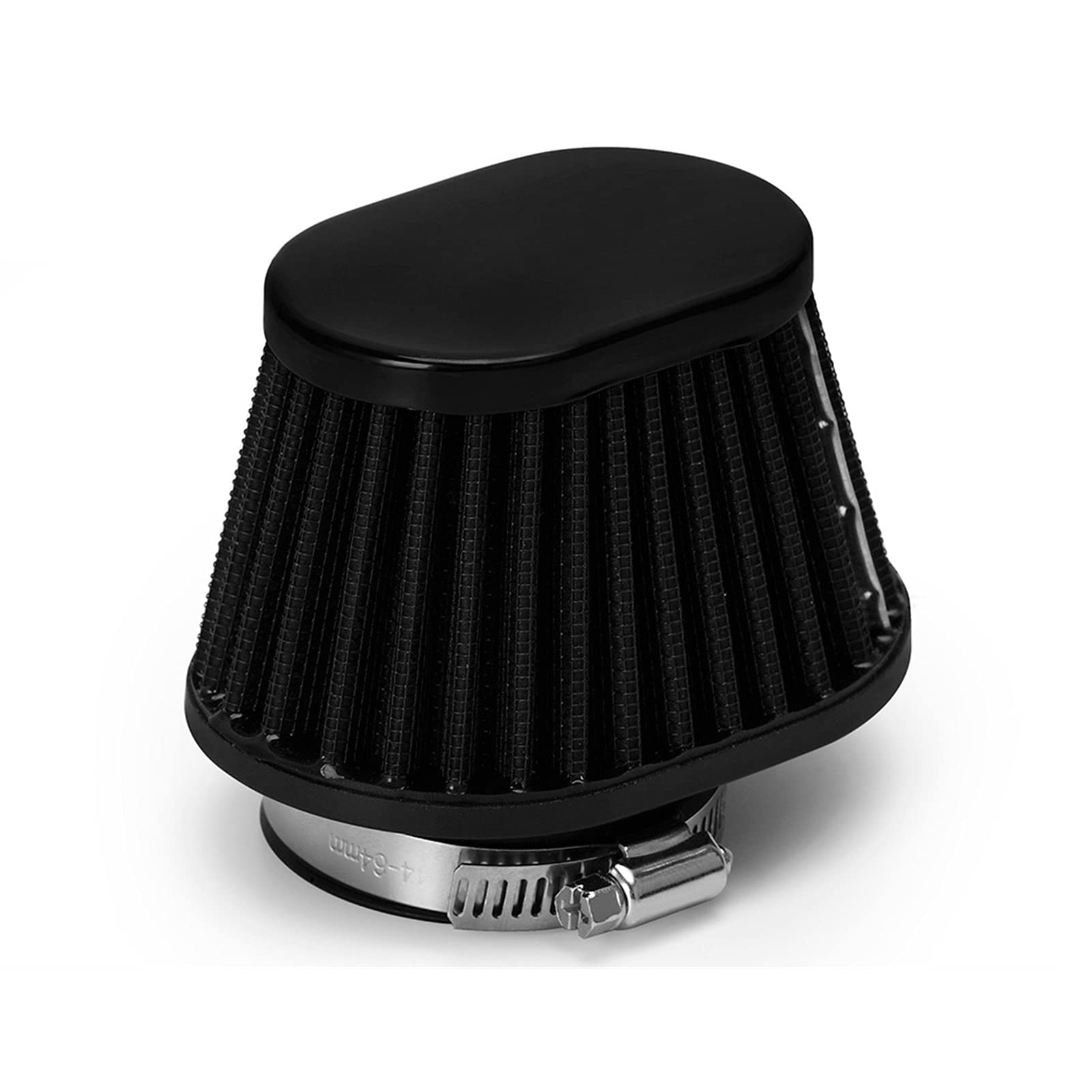 Vuzmode Motorrad-Luftfilter 60mm 55mm 51mm Motor Auto Minibike Cold Air Intake High Flow Kegelfilter HT-AIT32 Motorrad-Luftfilter(2.35inch 60mm) von Vuzmode