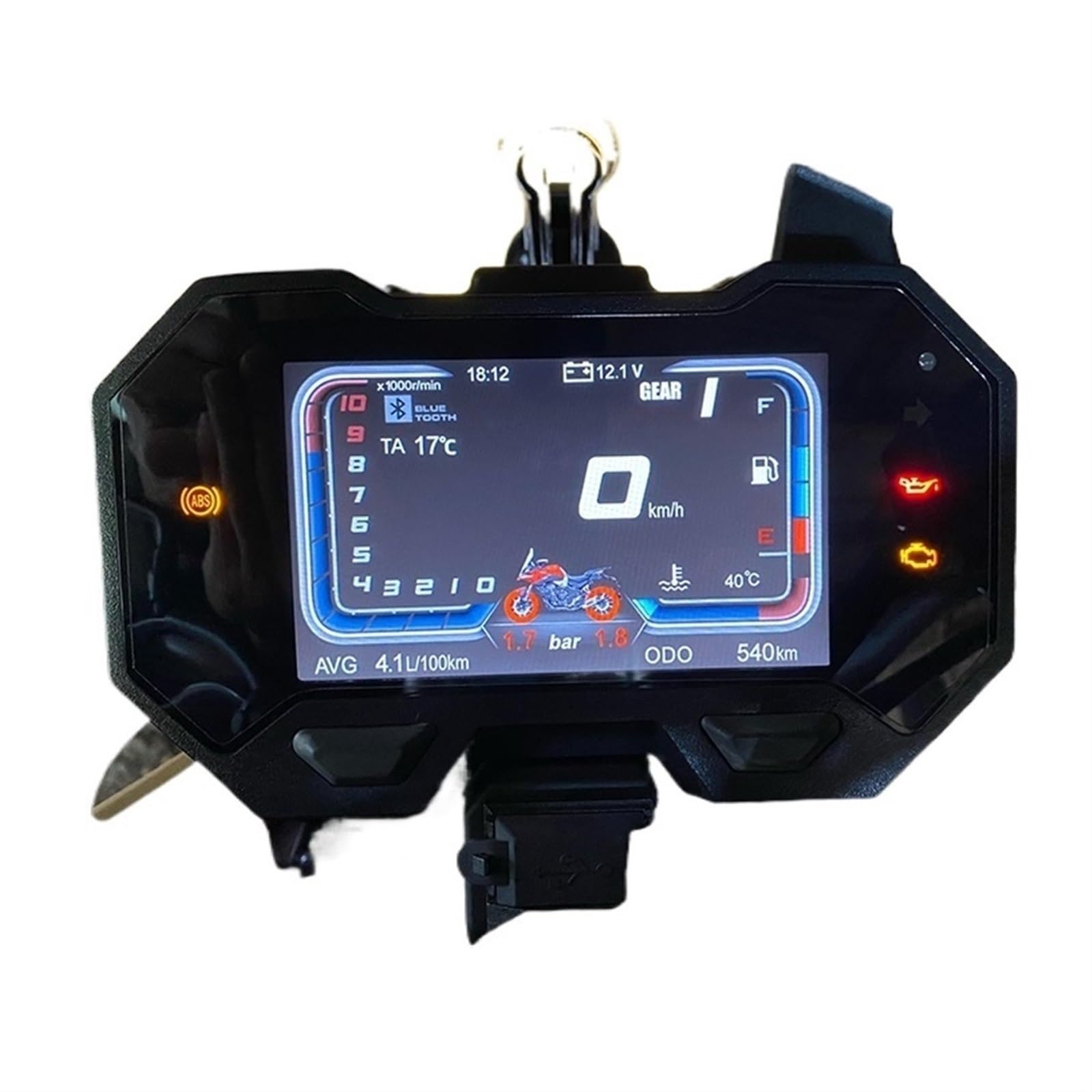 Vuzmode Motorrad-TPU-Folie, Cluster-Kratzschutzfolie, Display-Messinstrument-Armaturenbrett, for LONCIN Voge 500DS 650DS 500 DS 650 DS-Zubehör Displayschutzfolie für Instrumente von Vuzmode