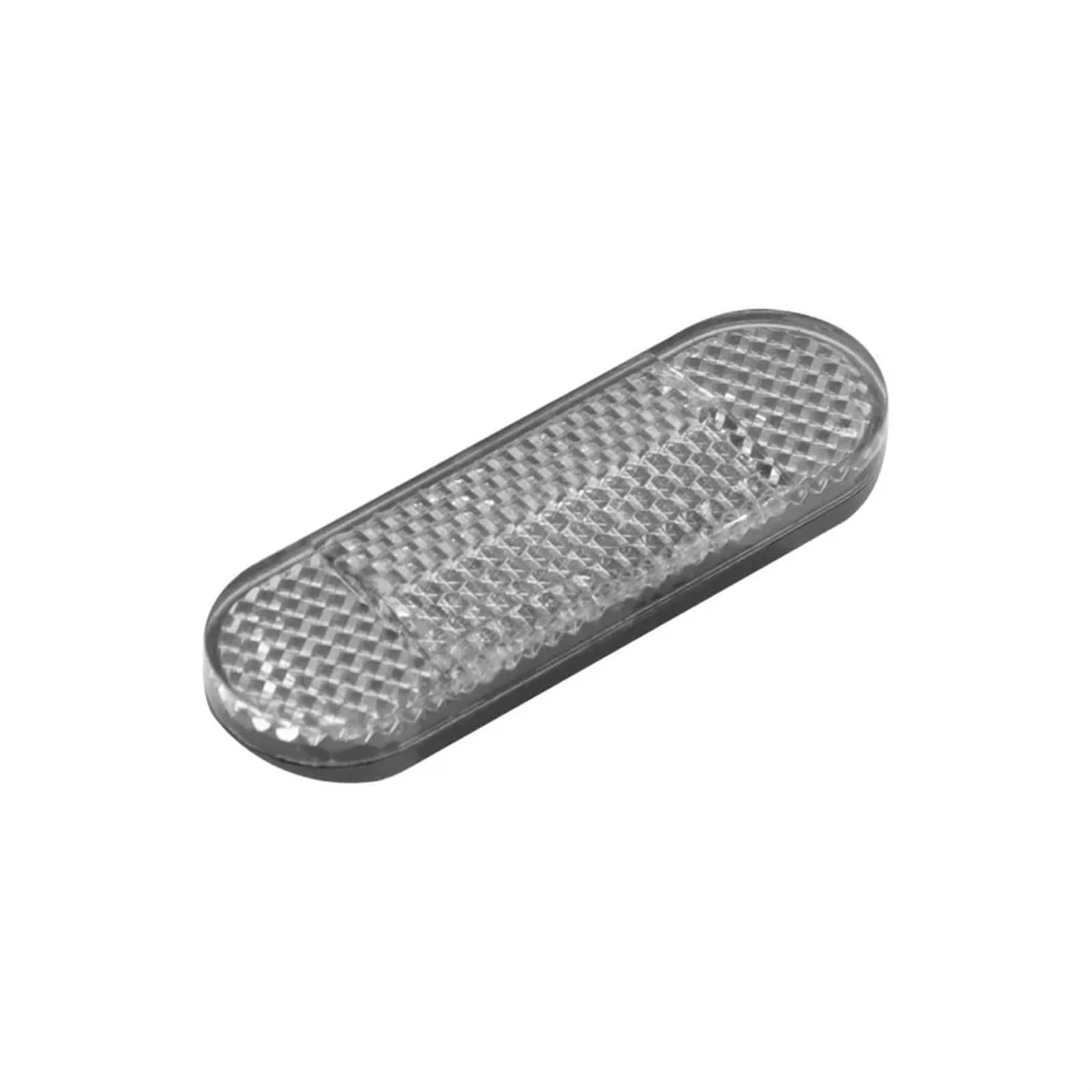 Vuzmode Radabdeckung Schutzschale, for Xiaomi, Elektroroller Pro 2/1s/M365 Pro, Sicherheitsreflexrohr vorne und hinten, Nachtreflektorteile Auto-Radnabenkappe(1pc White) von Vuzmode