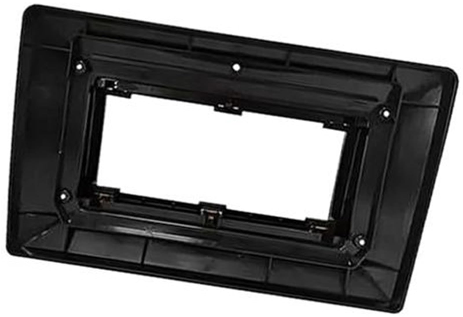 Vuzmode Radio-Stereo-Panel, 9-Zoll-Radio-Blendenpanel, for 500L 2011-2017 Rahmen-Video-Panel-Player-Audio-Rahmen Armaturenbrett-Halterung Anzug Zubehör Kabelbaum Auto-Audio-Stereoblende(BLACK Only Fra von Vuzmode