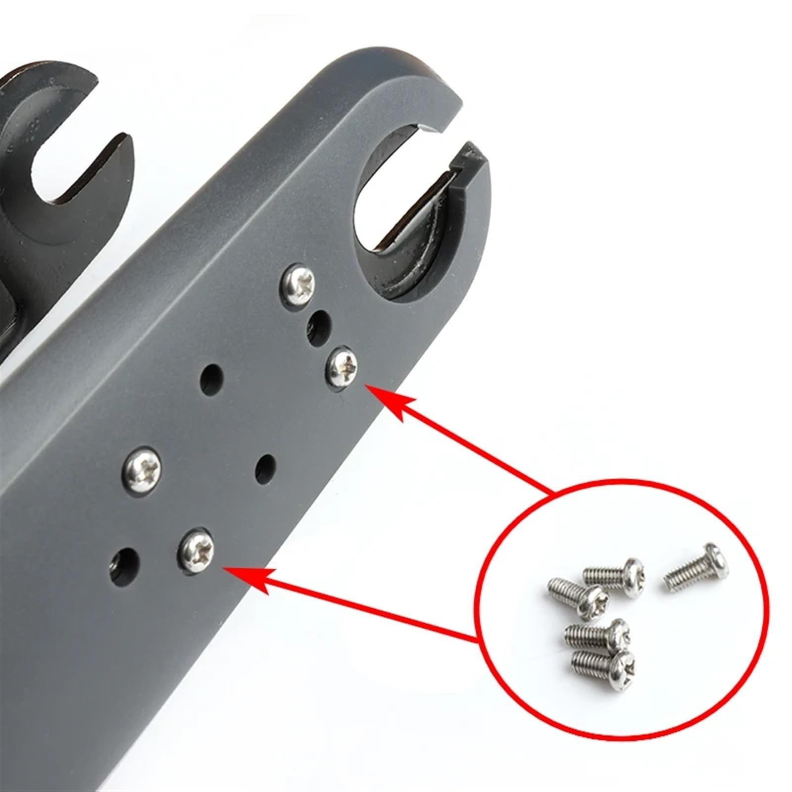 Vuzmode Radnaben-Abdeckschrauben, for Xiaomi, M365 1S Pro Elektroroller, Schutzhülle, dekorative Schalenteile, 8 Stück Auto-Radnabenkappe(8pcs Screws B) von Vuzmode