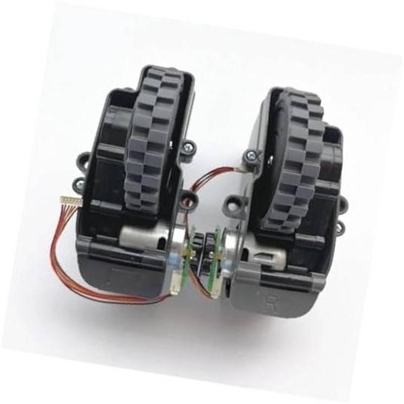 Vuzmode Roboter-Staubsauger, linkes und rechtes Rad, for ILIFE, V55 Pro, V50 Pro, Staubsauger-Laufrad-Ersatzteile Roboterstaubsauger-Radmodul(Black R and L Wheel) von Vuzmode