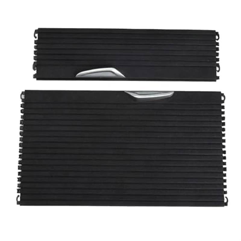 Vuzmode Rollo for die Mittelkonsole, for, X1 X2 F48 F39 2017-2021, Abdeckung for Schiebeläden der Mittelkonsole Rollo für Mittelkonsole(Black 1 Pair) von Vuzmode