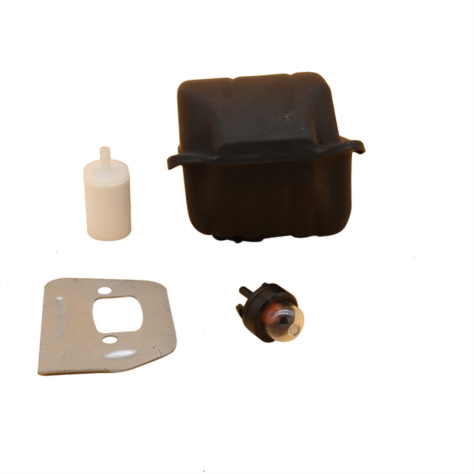 Vuzmode Schalldämpfer, Deflektorplatte, Primer-Birne, Kraftstofffilter-Kit, for Husqvarna, 545 550XP Gartenkettensägenteile Kettensägen-Abgassystem von Vuzmode