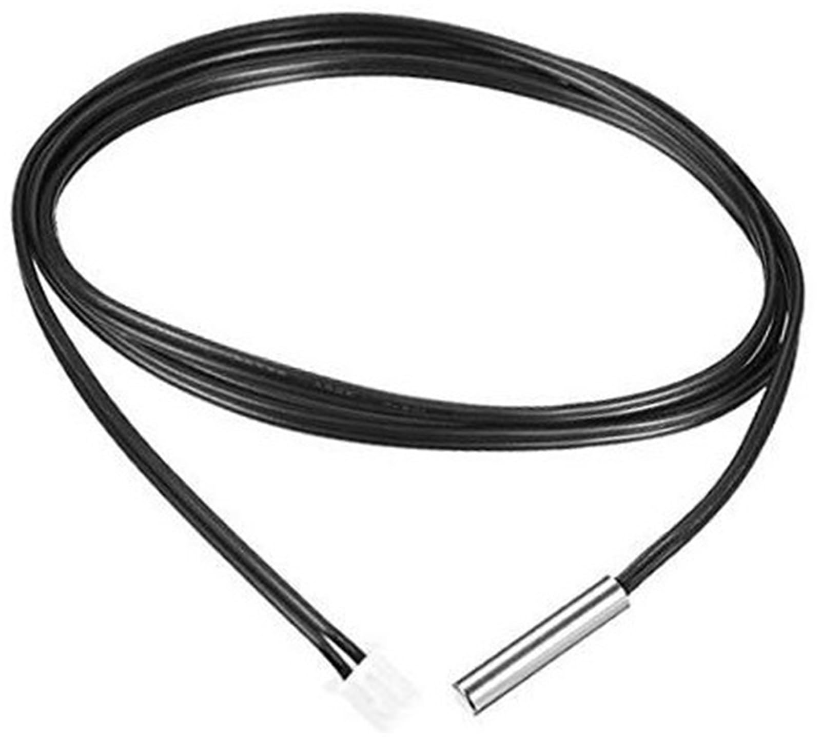 Vuzmode Sourcingmap 50 K NTC Thermistor Sonde 19,7 Zoll Edelstahl empfindliche Temperatur Temp Sensor, for Klimaanlage Temperatursensor für Schaltkreise(Black 20K) von Vuzmode