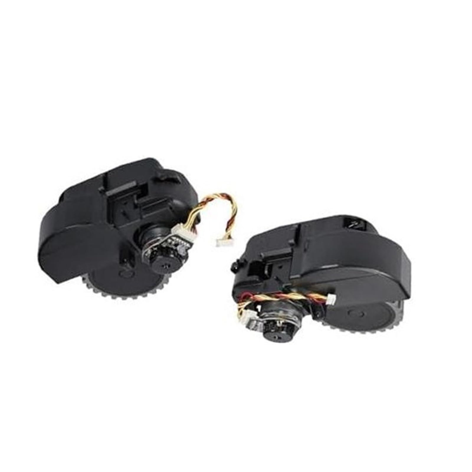 Vuzmode Staubsauger Linke und Rechte Räder Motormodul Ersatzteile Kompatibel, for DEEBOT U2 U2 Pro Sweeper Linke und Rechte Räder Roboterstaubsauger-Radmodul(Black L+r) von Vuzmode