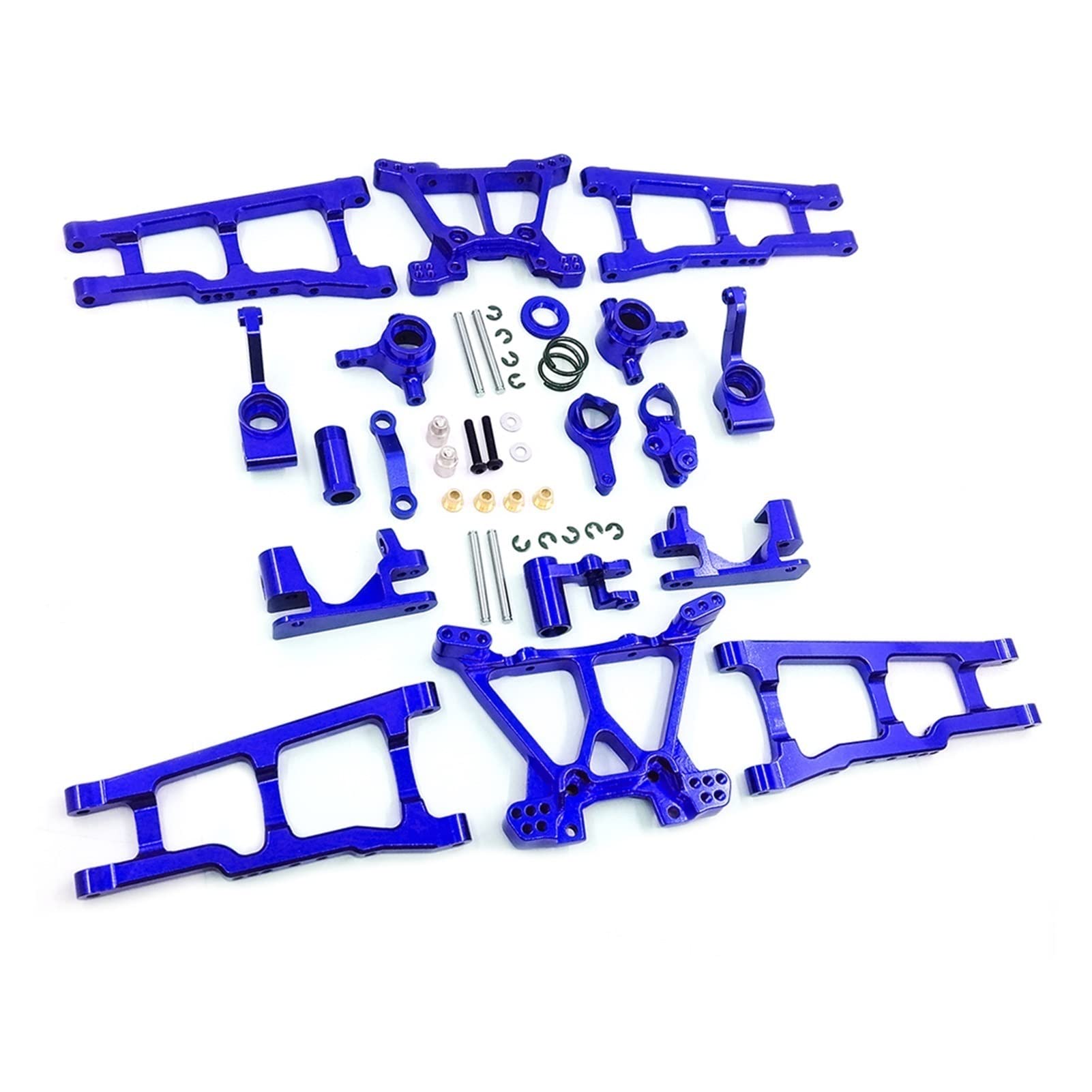 Vuzmode Vollständiger Satz Slash 4X4-Upgrade-Chassis-Teilesatz aus Aluminiumlegierung 1/10 RC-Auto, for Traxxas, Slash 4X4-LKW-Auto RC-Car-Upgrade-Teile von Vuzmode