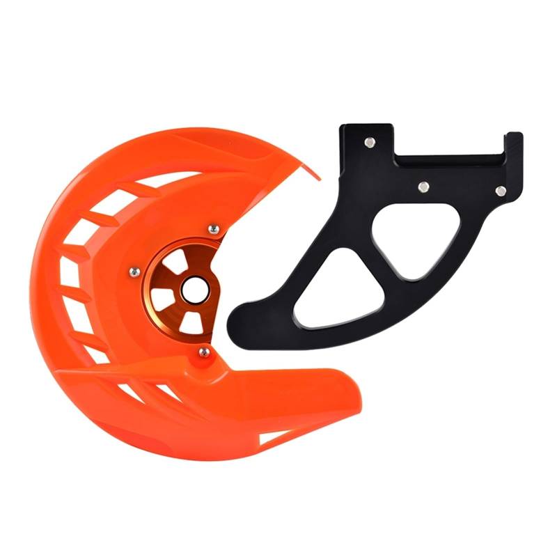 Vuzmode Vorne Hinten Bremsscheibe Schutz Schutz Abdeckung, for Husqvarna, for TE FE TC FC 125 150 200 250 300 350 390 400 450 501 20152019 Bremsscheibenschutz(Orange) von Vuzmode