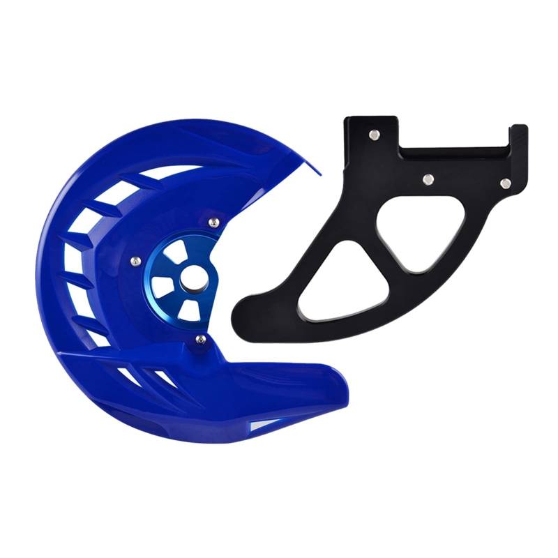 Vuzmode Vorne Hinten Bremsscheibe Schutz for SX SXF XC XCF EXC EXCF XCW XCFW 125 150 200 250 300 350 400 450 530 2003 2015 Bremsscheibenschutz(Blue) von Vuzmode