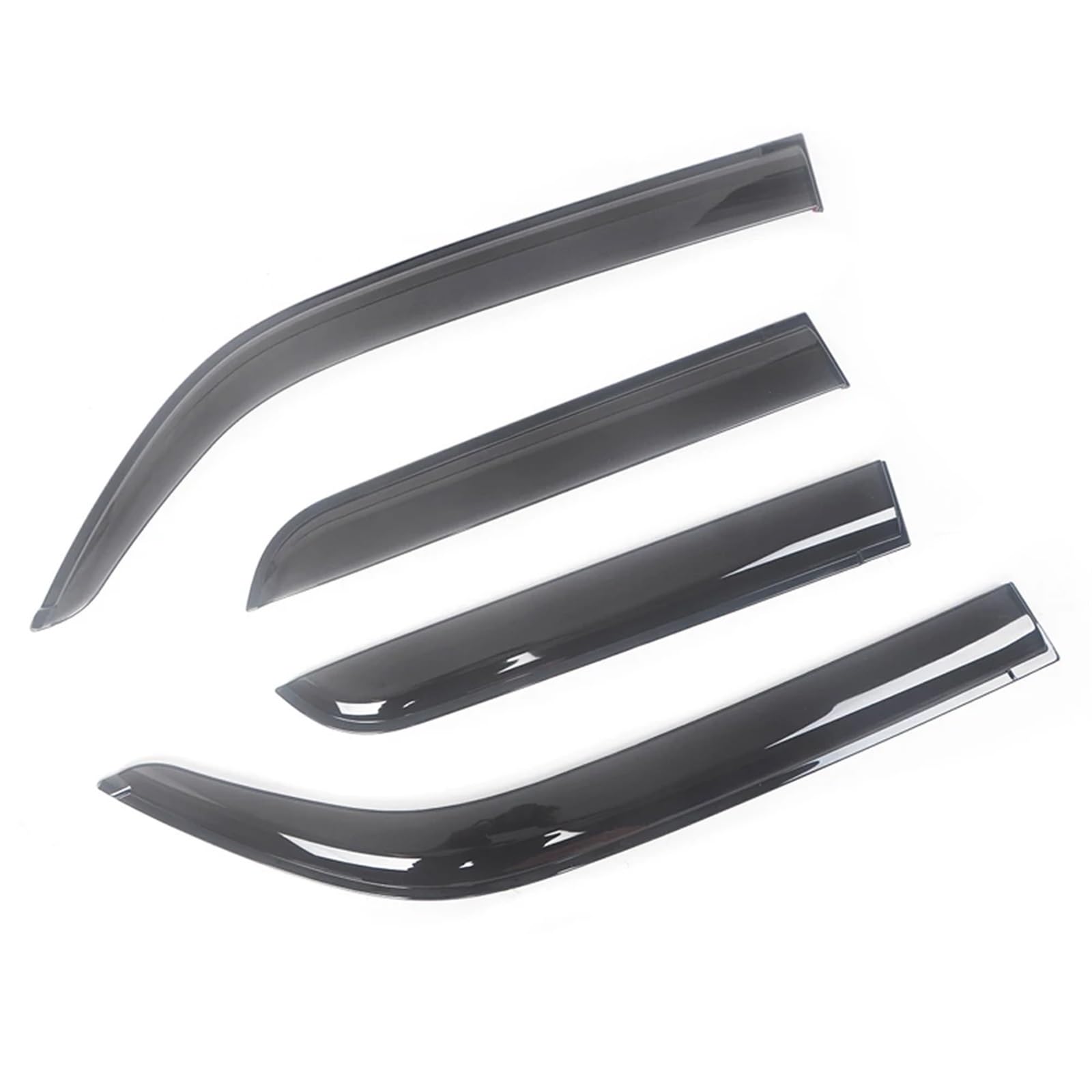 Vuzmode for Audi, Q3 8U Q5 8R Q7 4L Auto-Seitenfenster-Windabweiser, Visiere, schwarzer Regenschutz, Fensterlüftungsblenden, dunkler Rauch, Ventvisor Windabweiser-Set(for Q5 8R 2009-2016) von Vuzmode