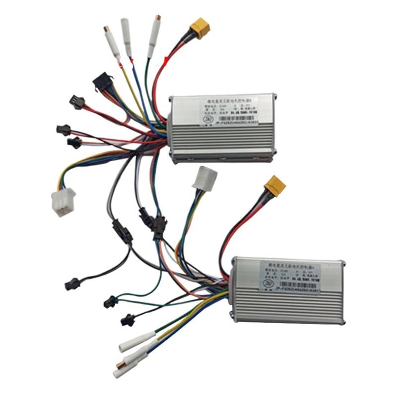 Vuzmode for JP Display 36V 48V 52V 60V Drosselschalter 25ah Dual Drive Brushless Motor Controller, for FLJ T11 T113 Elektroroller E-Scooter-Anzeigetafel(60v 25a Hall AB) von Vuzmode