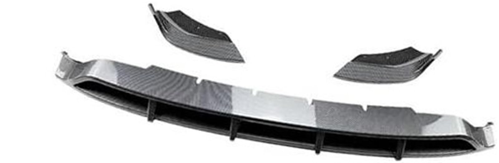 Vuzmode for Mercedes-Benz, GLC260 GLC300 X254 SUV Frontschürze Lip Spoiler Splitter Diffusor Body Kit Auto Außenteile Spoiler Auto-Frontstoßstangenlippe(Black Carbon Black) von Vuzmode