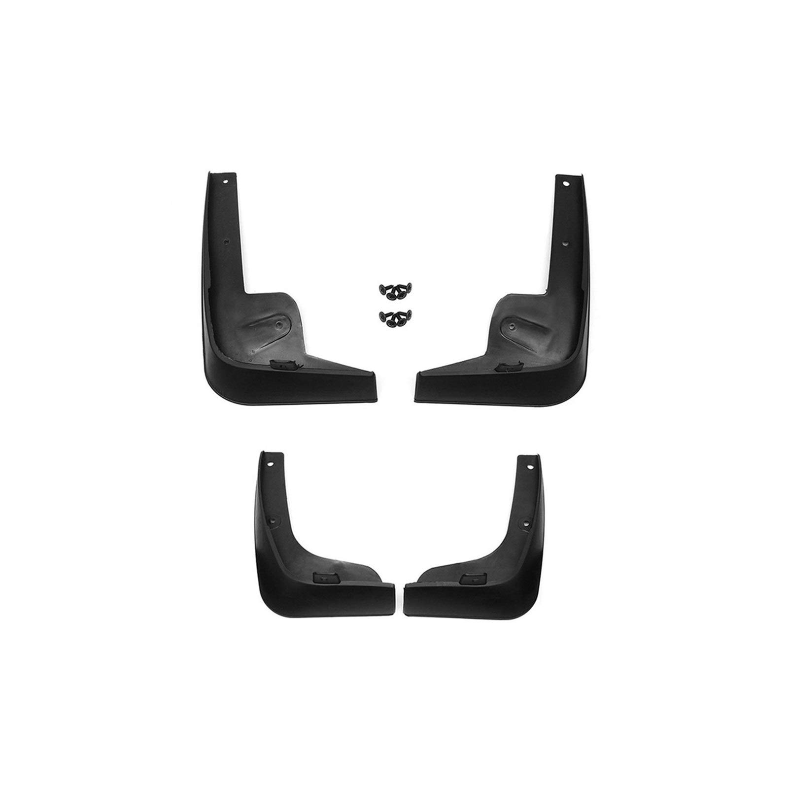 Vuzmode for Nissan Tiida Versa C11 2007-2011, Schmutzfänger for vorne und hinten. Spritzschutz. Mit Befestigungsschrauben Schmutzfänger-Set von Vuzmode