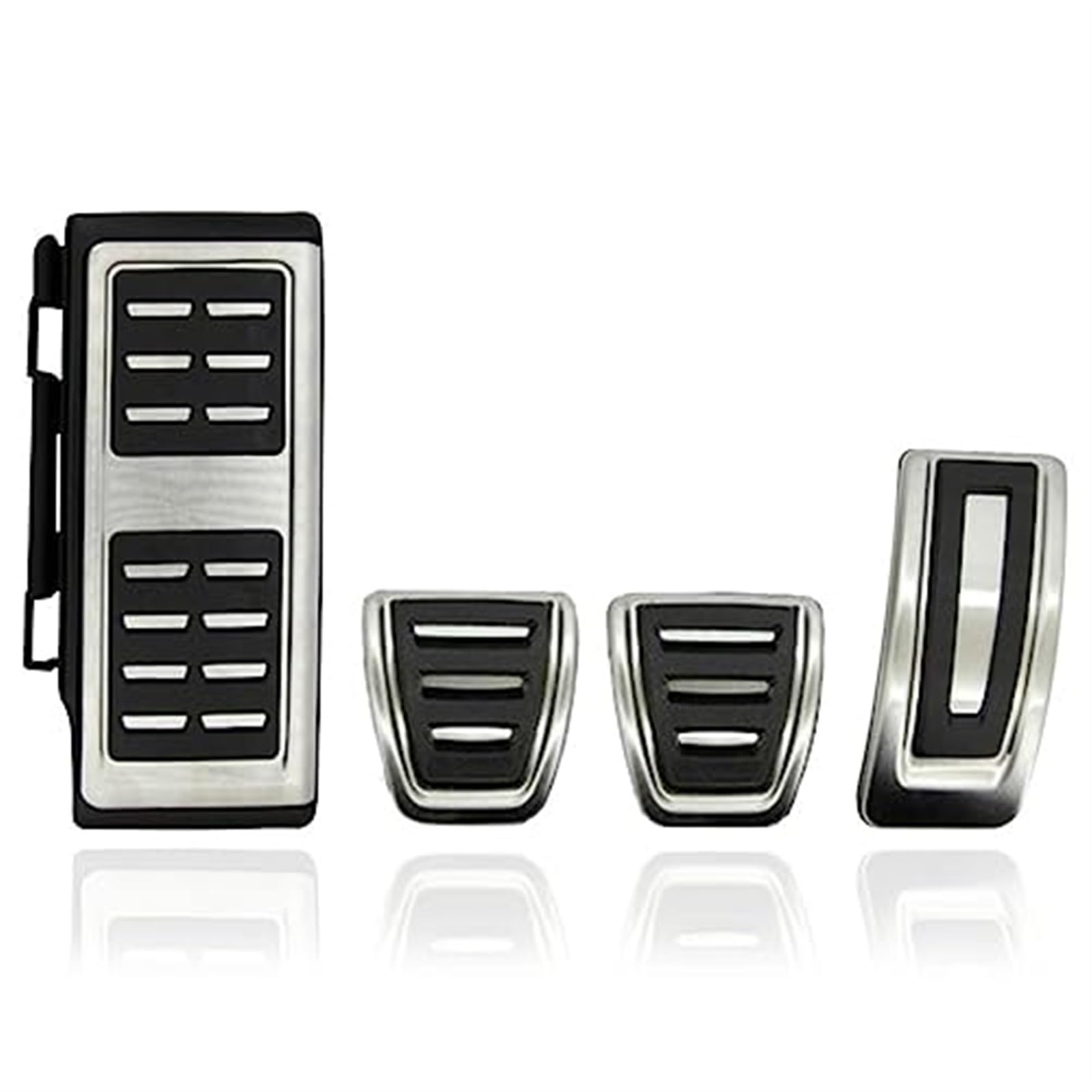 Vuzmode for Polo, A05, for Golf, A7, for Skoda, Rapid, for Octavia, 5E 5F A7 Teile Auto Auto Pedale Fuß Kraftstoff Bremse Kupplung Abdeckung Fuß Pedal Abdeckung Autopedale(Black MT-4 PCS) von Vuzmode