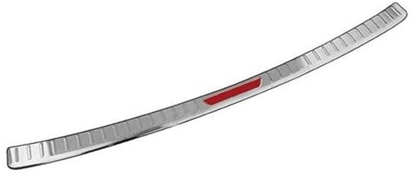 Vuzmode for Toyota, for Corolla, for Cross XG10 2021-2023 Hinten Stamm Stoßstange Schutz Fuß Platte Tür Sill Schutz Pedale Abdeckung Lippenschutz für die hintere Stoßstange(Black Outside Silver Red) von Vuzmode