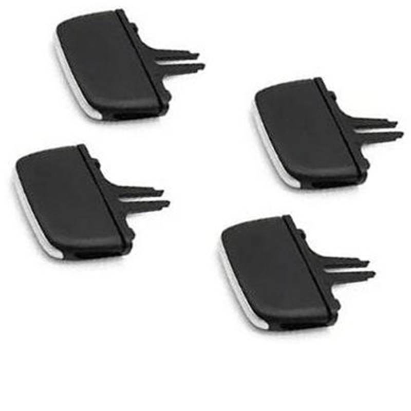 Vuzmode for Volvo, XC90 V90 S90 Auto Klimaanlage Vent Clip Reparatur Kit Vorne Hinten AC Vent Grille Outlet Tab Clip Slider Clip für Lüftungsschlitze im Auto(Black Rear Right) von Vuzmode