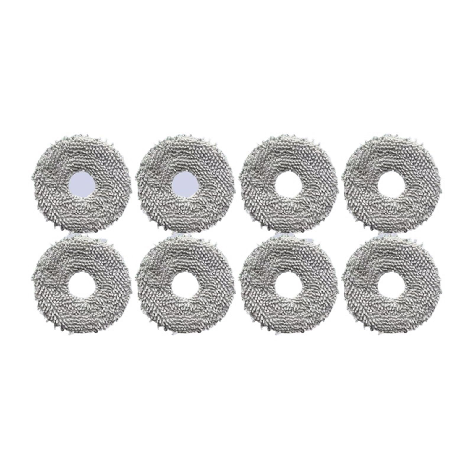 Vuzmode for Xiaomi, Mijia Omni B101CN All-in-One / L10S Ultra/Dreame S10/S10 Pro Teil Hauptseitenbürste Hepa-Filter Mopp Tuch Staubbeutel Roboterstaubsauger-Kit(8PCS-02) von Vuzmode