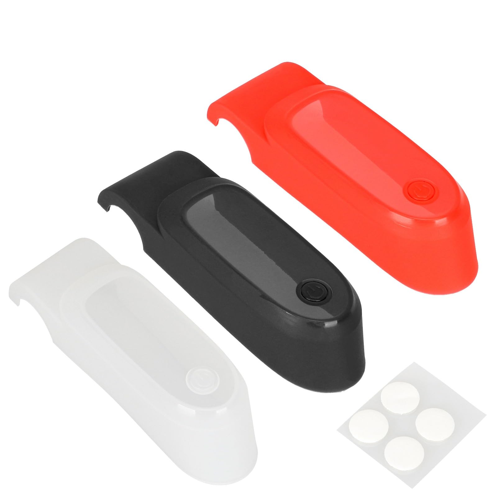 Vuzmode wasserdichte Display-Silikonabdeckung Armaturenbrett-Gehäuse Bildschirm-Panel-Schutzhülle, for Ninebot, F20 F25 F30 F40 Scooter-Teile Scooter-Tachometeranzeige(Red) von Vuzmode