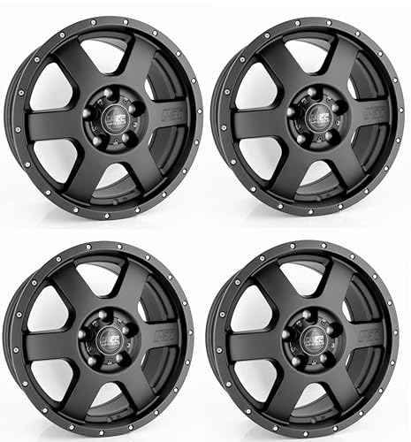 W-TEC WHEELS 4X Alufelge All Terrain 8x18 ET55 Radlast 1400 kg passend für Lochkreis 5x130 mm und Mittelloch 78,1 mm von W-TEC WHEELS