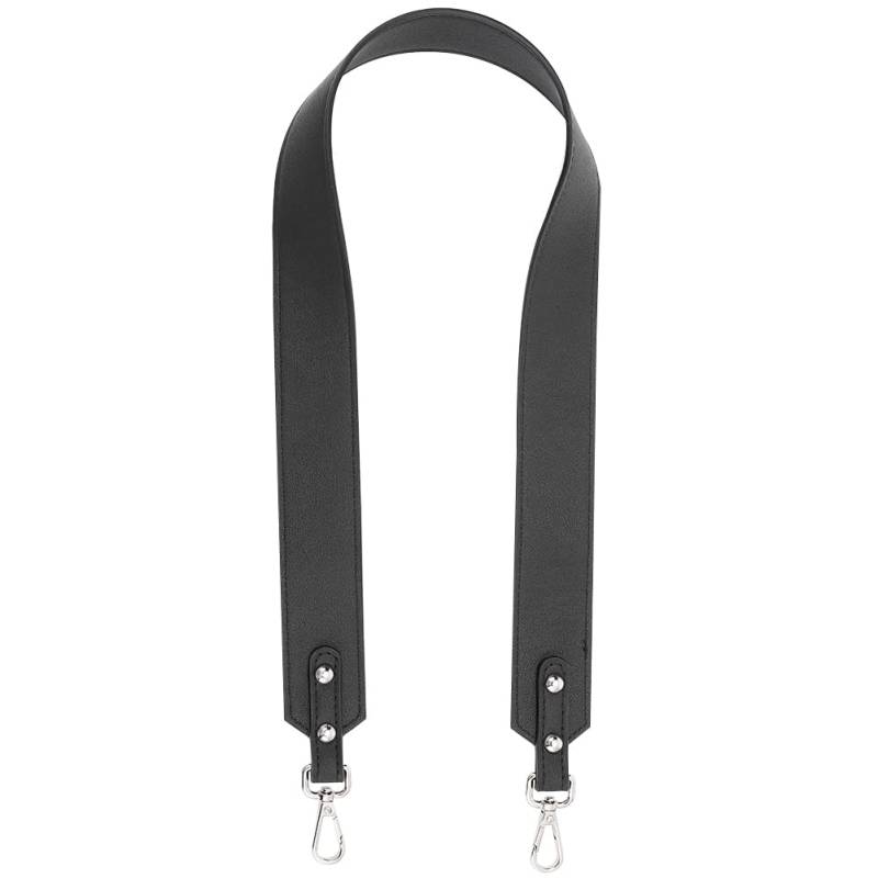 WADORN Leder Schultergurt, 89.5 cm Schulterriemen für Taschen Schwarz Gurt Handtaschen Tragegurt Schulterriemen Trageriemen Umhängegurt Streifen 4.1cm Breiter Leder Schultergurt Taschen DIY Zubehör von WADORN