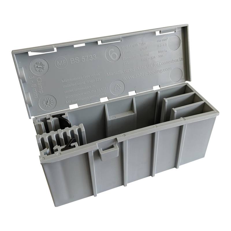 60413514 | WAGO BOX 221-4 SINGLE (FOR 221 & 2773 SERIES CONNECTORS) von WAGO