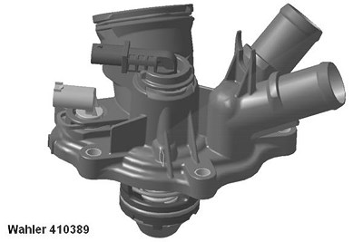 Wahler Thermostat, Kühlmittel [Hersteller-Nr. 410389.103D] für Mercedes-Benz von WAHLER