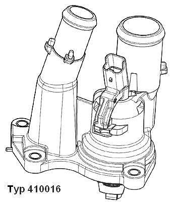 Wahler Thermostat, Kühlmittel [Hersteller-Nr. 410016.98D] für Ford von WAHLER