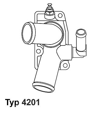 Wahler Thermostat, Kühlmittel [Hersteller-Nr. 4201.92D] für Opel von WAHLER