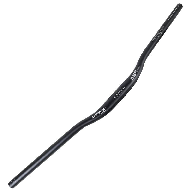 WAKE Fahrradlenker MTB Lenker Aluminiumlegierung Mountainbike Lenker Riser Bar fahrrad lenker für Rennrad MTB 31.8MM * 720MM / 780MM (Schwarz) von WAKE