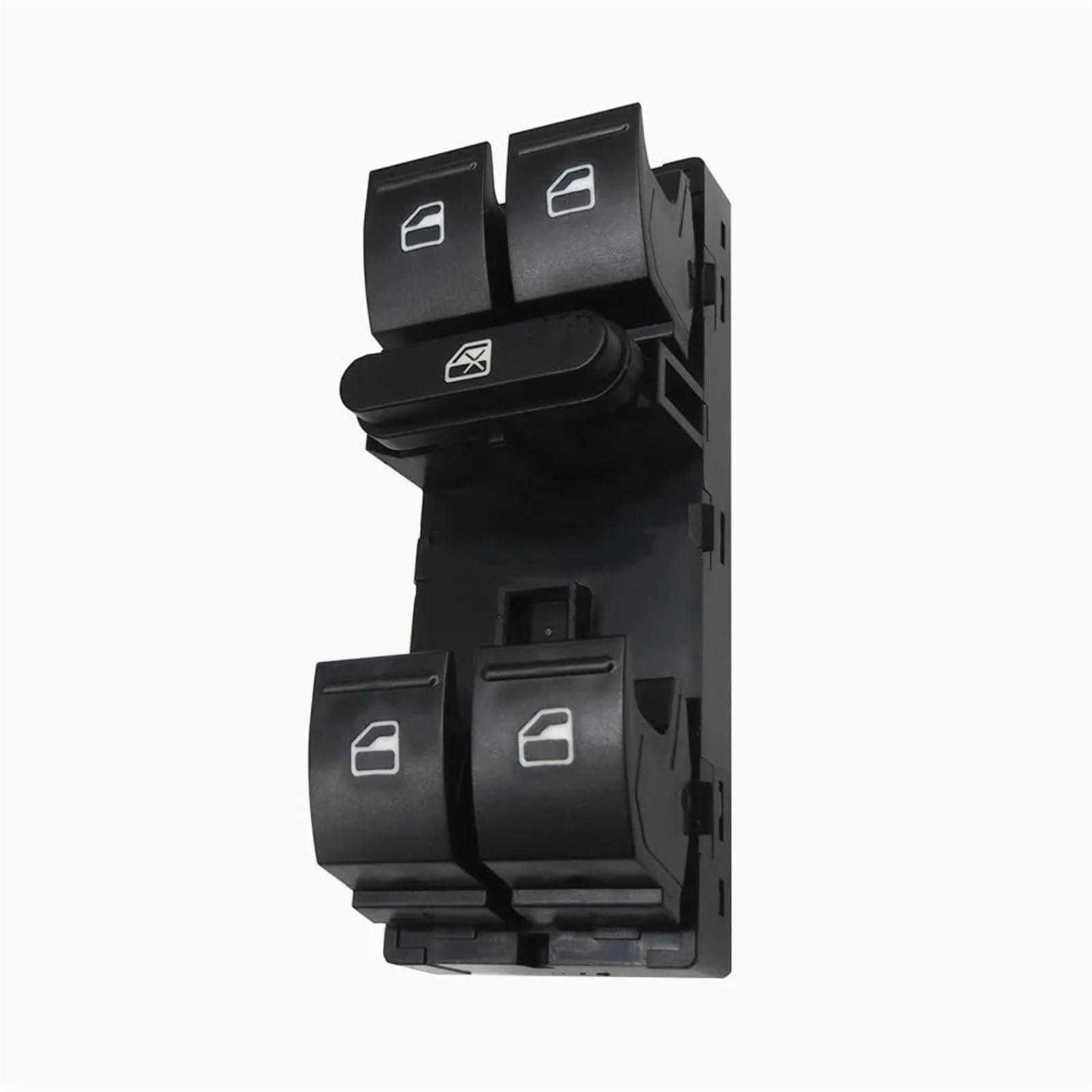 Auto Fensterschalter Power Fenster Master Switch Control Taste Für VW Für Jetta Für Tiguan Für Golf Für GTI MK5 MK6 Für Passat B6 CC Für Seat Leon MK2 5ND 959 857 Hauptfensterheberschalter(NO Chrome) von WALEQW