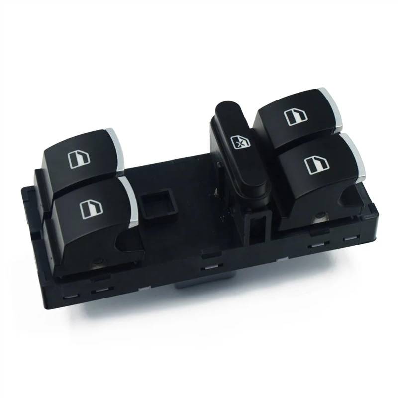 Auto Fensterschalter Power Fenster Master Switch Control Taste Für VW Für Jetta Für Tiguan Für Golf Für GTI MK5 MK6 Für Passat B6 CC Für Sitz Für Leon MK2 Hauptfensterheberschalter(Mater window switch von WALEQW