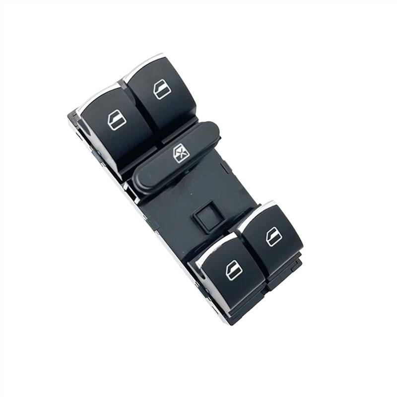 Auto Fensterschalter Power Fenster Master Switch Control Taste Für VW Für Jetta Für Tiguan Für Golf Für GTI MK5 MK6 Für Passat B6 CC Für Sitz Für Leon MK2 Hauptfensterheberschalter von WALEQW