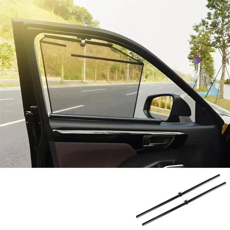 Auto Sonnenschutznetz Automatische Hebe Auto Sonnenschirm Seite Fenster Sonnenblende Accessiores Auto Vorhang Für Toyota Für Highlander Für Kluger XU70 2023 2022 2021 Auto UV Schutz(Front 2 pcs) von WALEQW