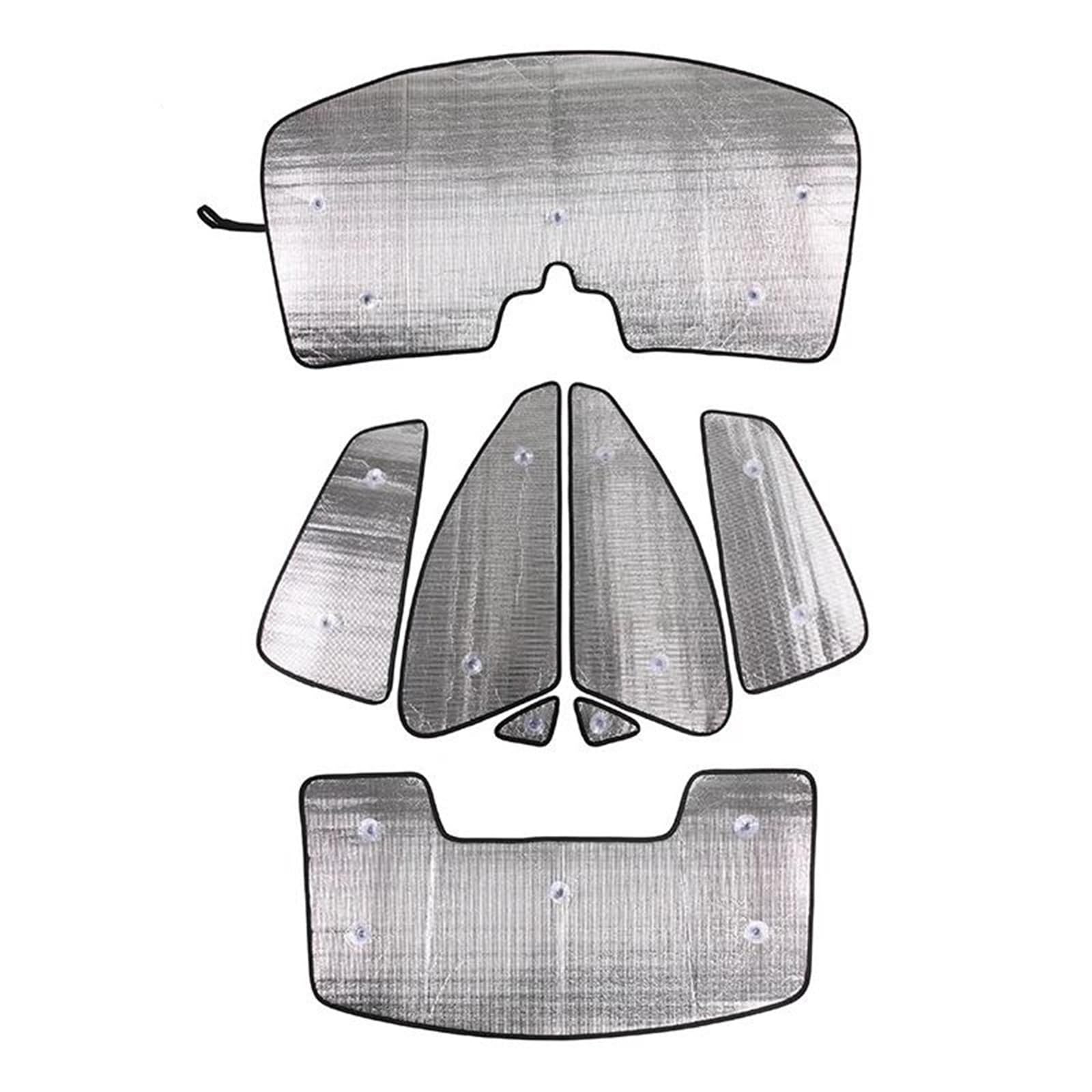 Auto Sonnenschutznetz Für Taycan 2019 2020 2021 2022 Auto Sonnenschutz Sonnenschutz Isolierung Auto Sonnenblende Vorhang Sommer Glas Reflektierende Mesh Abdeckung Auto UV Schutz(8 PCS) von WALEQW