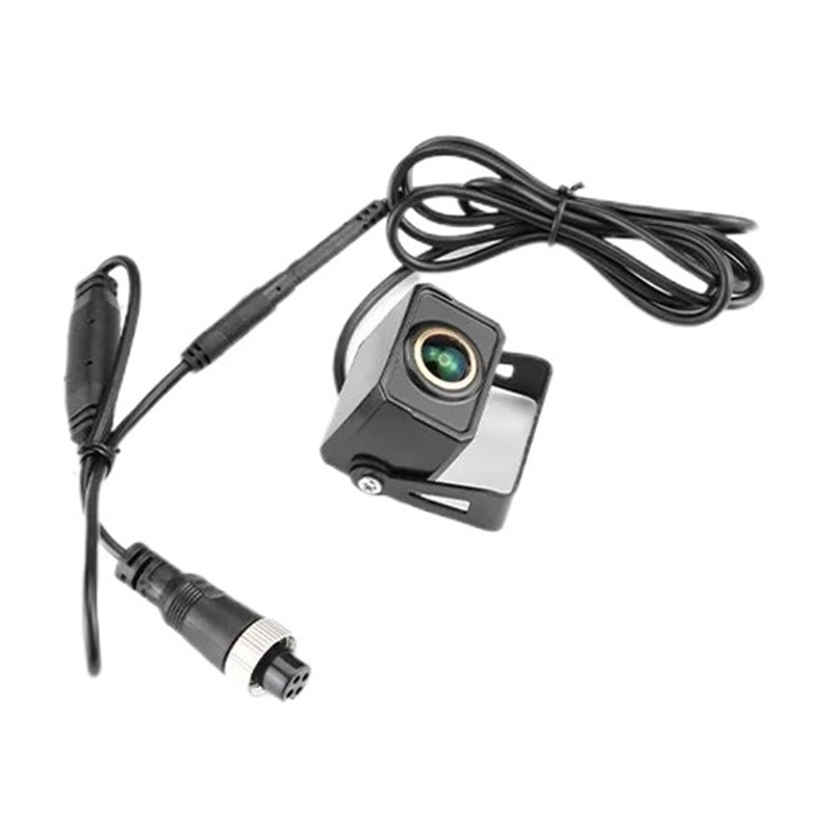 Einparkhilfe Für Mini-Auto-Rückansicht-Rückfahrkamera Nachtsicht Wasserdicht Für Caravan Für LKW Rv Van AHD 1080P PAL 4Pin Fisheye-Objektiv Weitwinkel- Rückfahrkamera(Camera with 10m) von WALEQW