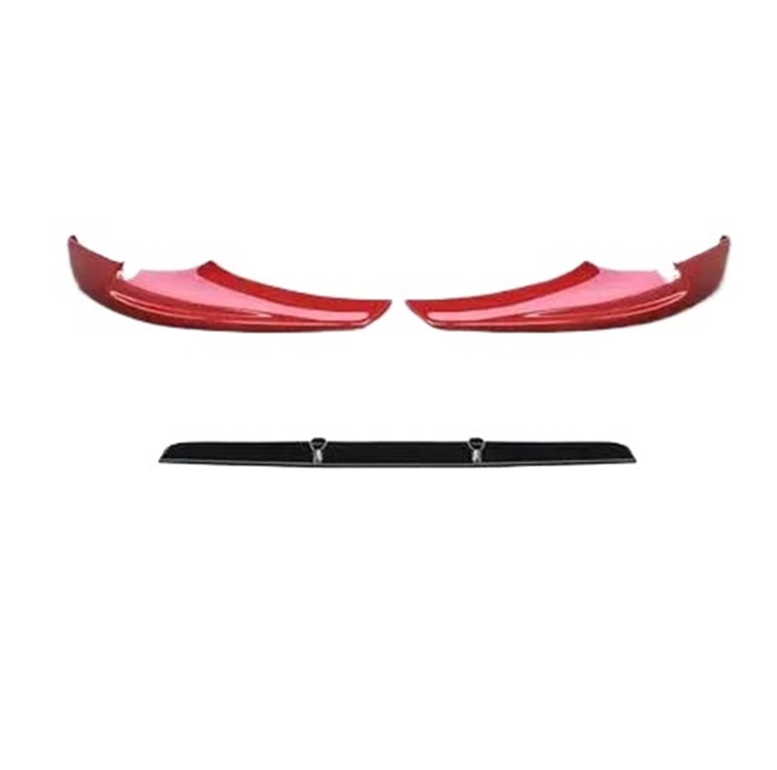 Frontspoiler Lippe Spoilerlippe Frontspoiler 3 Stück Auto Front Stoßstange Splitter Lip Diffusor Spoiler Abdeckung Für Mazda 6 Für Atenza 2014 2015 2016 2017 2018 Carbon Look/Schwarz(Rot) von WALEQW