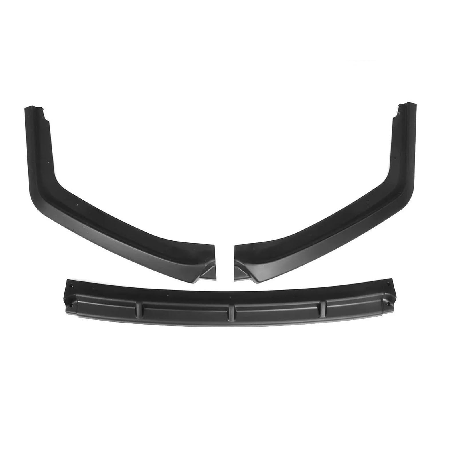 Frontspoiler Lippe Spoilerlippe Frontspoiler 3PCS Für Civic Hatchback 2016 2017 2018 2019 2020 2021 Frontschürze Lip Seite Splitter Spoiler Körper Kit Schutz Deflektor Zubehör(Matt-schwarz) von WALEQW