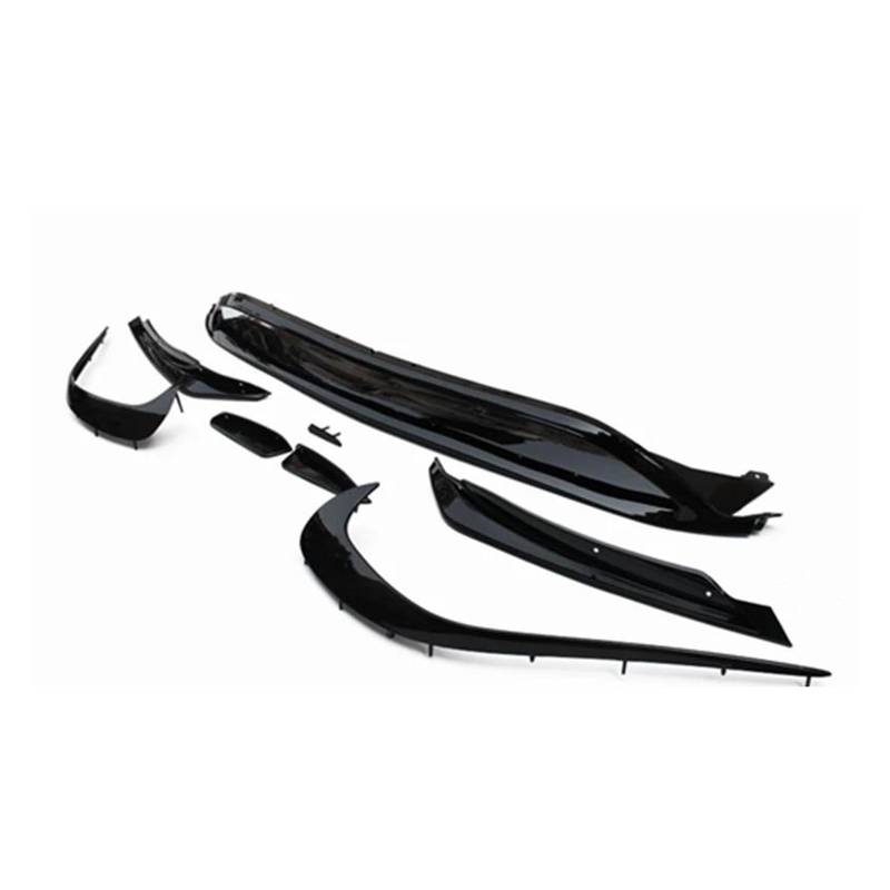 Frontspoiler Lippe Spoilerlippe Frontspoiler 8PCS Stoßstange Dekoration Für W176 Front Lip Spoiler Splitter Canards Für Benz EINE Klasse A200 A250 A45 Für AMG 2016-2018 2017 von WALEQW