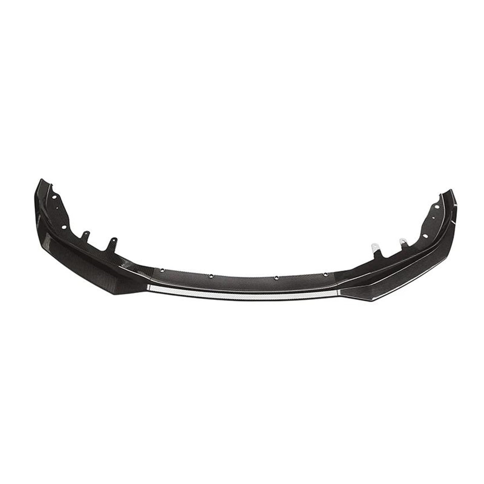 Frontspoiler Lippe Spoilerlippe Frontspoiler Auto Front Lower Bumper Lip Spoiler Für 4 Serie G22 G23 2020-2021 Auto Modifikation Body Kit Carbon Look Glanz Schwarz(Kohlefaser-Optik) von WALEQW