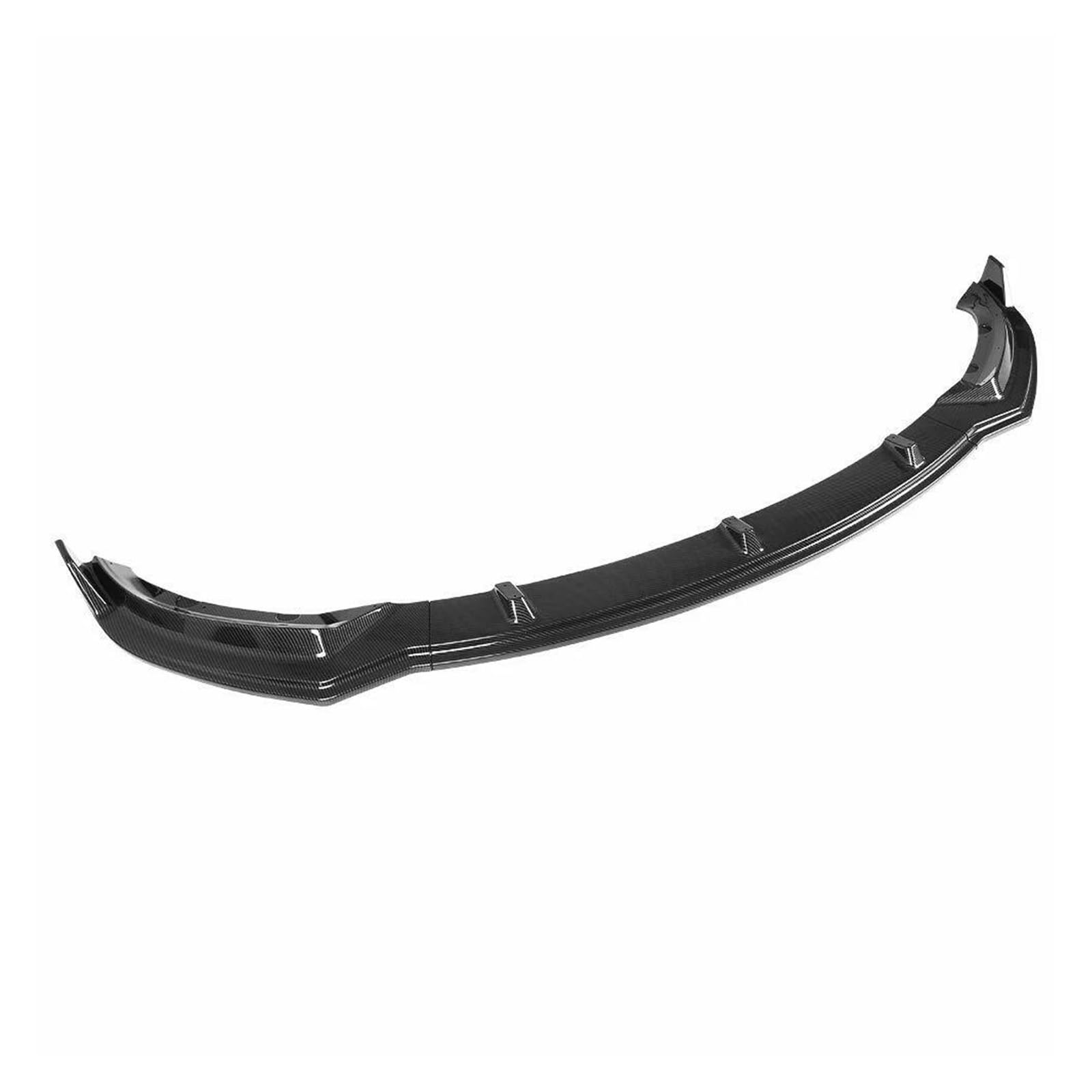 Frontspoiler Lippe Spoilerlippe Frontspoiler Frontschürze Spoiler Splitter Lippe Für Tesla Modell 3 2017 2018 2019 2020 2021 2022 2023 Limousine 4-türige Carbon Look/Glanz Schwarz(Kohlefaser-Optik) von WALEQW