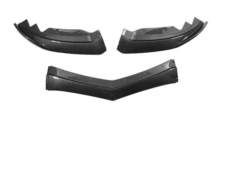 Frontspoiler Lippe Spoilerlippe Frontspoiler Für Cadillac Für ATS 2015 2016 2017 2018 Auto Front Lower Bumper Lip Spoiler Splitter Stoßstange Trim Diffusor Abdeckung Körper Schutz(Kohlefaser-Optik) von WALEQW